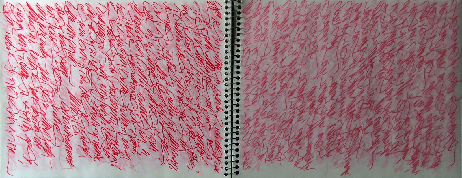 Caligrafías, Tinta sobre papel, 2000