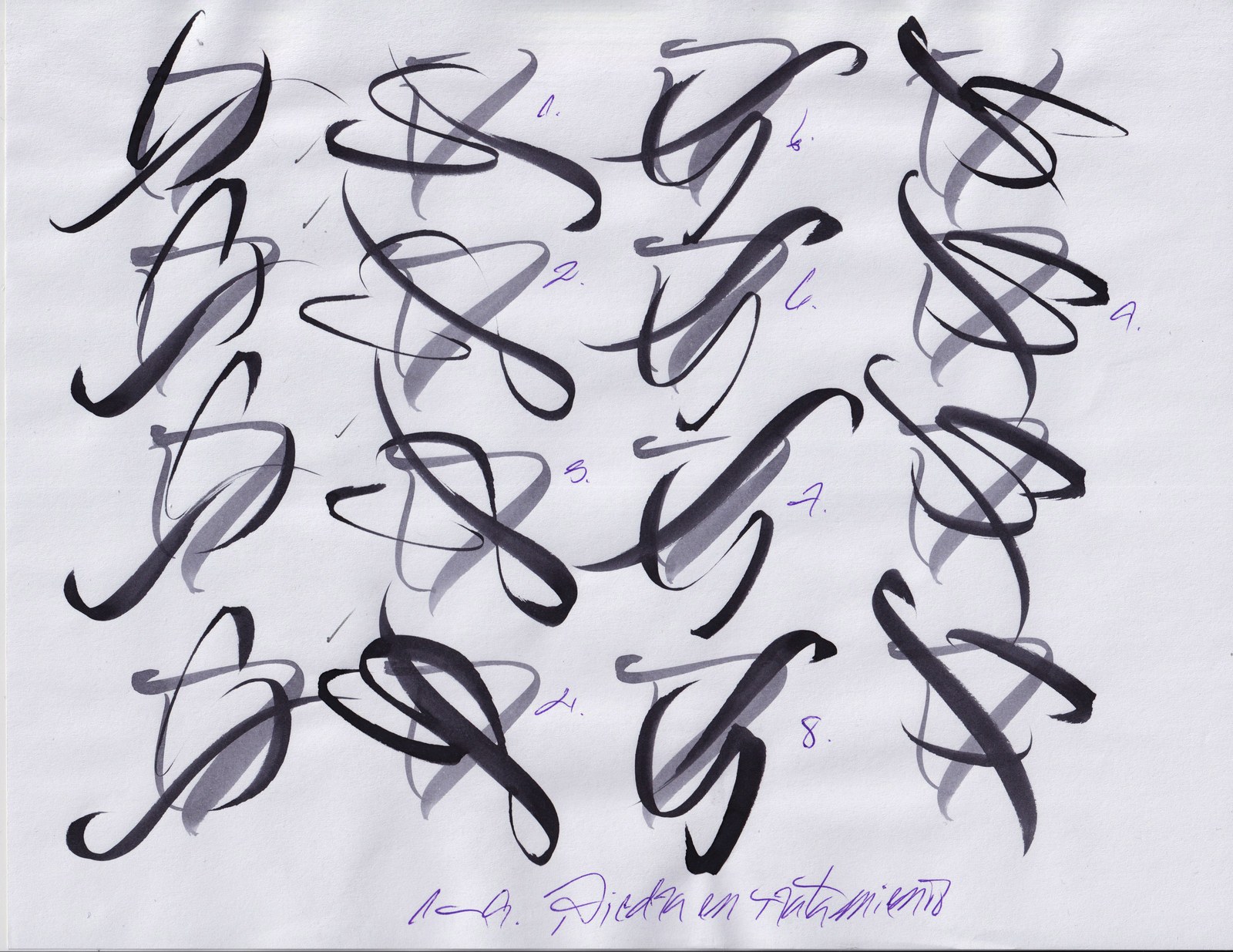 Estudios de los Signos, hoja 3, 2001