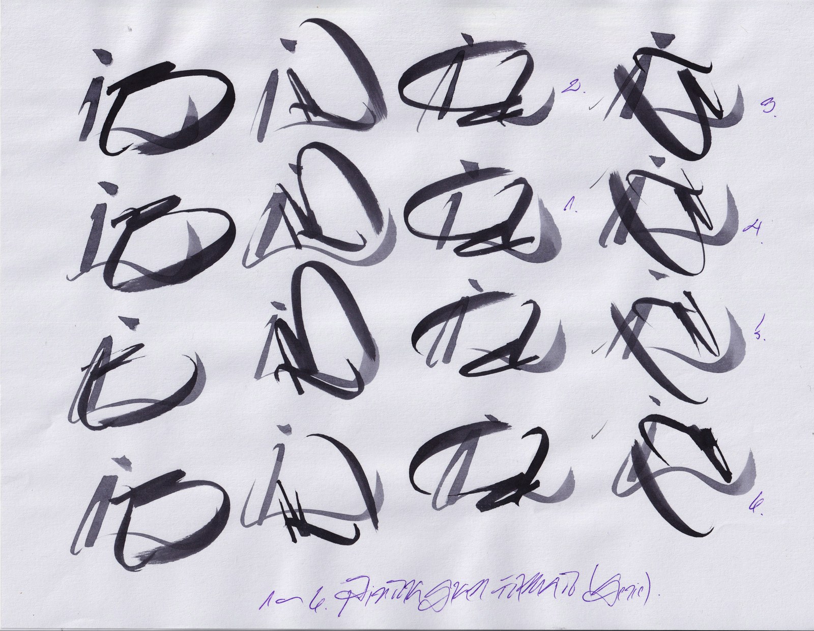 Estudios de los Signos, hoja 8, 2001